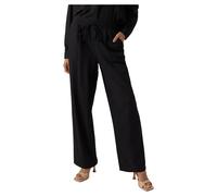 VERO MODA Women's VMJESMILO Wide Pants GA NOOS Pants, Black, XL