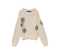 VERO MODA Knitted Pullover VMLAURA Knitted Pullover M, Birch, M White