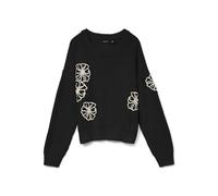 VERO MODA Knitted Pullover VMLAURA Knitted Pullover M, Black, M