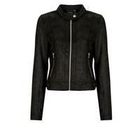 Vero Moda Leather jacket VMJOSE MARI SHORT FAUX SUEDE JACKET BOOS in Black EU S