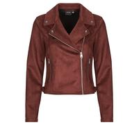 Vero Moda Leather jacket VMJOSE SHORT JACKET in Bordeaux EU L