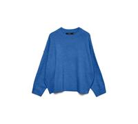 VERO MODA LS O-Neck Vmboom Ga Noos Pullover with Round Neck, Nebulas Blue, M Women, Nebulas Blue, M