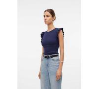 Vero Moda Malou Short Sleeve Sweater Navy