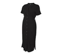 VERO MODA Women's Vmmvica S/S Shirt Dress Ga Noos, Black, M