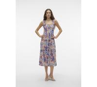 Vero Moda Menny Sl Smock Calf Sleeveless Long Dress Multicolor L Women
