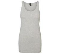 Vero Moda Women's Vmmaxi My Soft Long Tank Top Ga Noos Vest, Light Grey, 8 UK