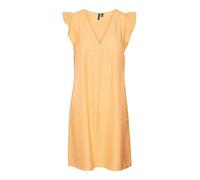 VERO MODA Women's Vmnatja SL Short Dress WVN Ga Mini, Tangerine, S