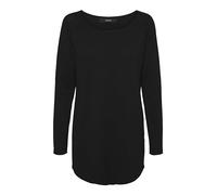 Vero Moda NOS Women's Vmnellie Glory Ls Long Blouse Noos Jumper Not Applicable, Black (Black Black), 14 (Manufacturer Size: Large)