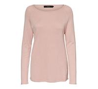 VERO MODA NOS Women's Vmnellie Glory Ls Long Blouse Noos Pullover Sweater Not Applicable, Sepia Rose, X-Small