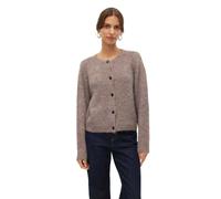 VERO MODA Female Cardigan VMNOVAH Cardigan, Brown Lentil/Detail: Melange, L