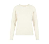 VERO MODA PETITE Women's VMDOFFY LS O-Neck Blouse GA PTT Pullover Sweater, Birch/Detail:Melange, M/P