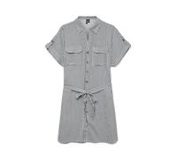 VERO MODA Women's Vmbumpy SS Short Shirt Dress WVN Ga Noos, India Ink, S