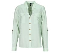 VERO MODA Women's Vmbumpy L/S Shirt New WVN Ga Noos Blouse, Green (Green-2), XS