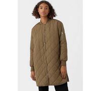 Vero Moda Short Stand-Up Collar Quilted Coat Brown