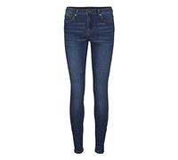 VERO MODA TALL Women's VMTANYA MR S Piping J VI369 GA TLL NOOS Jeans, Dark Blue Denim, XL / 36L