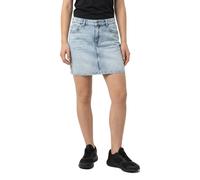 VERO MODA Mini Denim Skirt High Waisted Button Down Pockets Mini Skirt, Colours: Light Blue, Size: M, Light blue (light blue denim), M