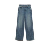 VERO MODA Women's Vmtessa Hr Wide Jeans Ra394 Ga Noos, Medium Blue Denim/Detail:Tinted, 28W x 30L