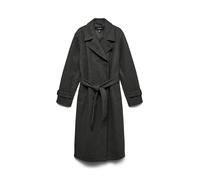 Vero Moda Female Trench Coat VMFORTUNEVEGA Coat, Dark grey blend, XL