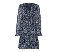 Vero Moda V-Neck Printed Mini Dress Blue Floral