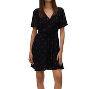 VERO MODA Women's Vmalba SS Short Dress WVN Ga Noos, Black, XS
