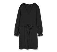 VERO MODA Vmalva Lace Ls Short Dress WVN Ga Boo, Black, L
