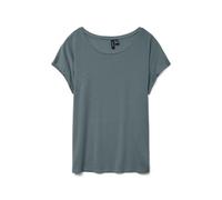 VERO MODA Women's Vmava Plain SS Top Gajrs Noos T-Shirt, North Atlantic, M