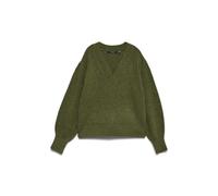 VERO MODA Vmboom LS V-Neck Pullover Noos, Cypress, M