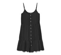 Vero Moda Vmbumpy Short Singlet Dress WVN Ga Noos, Black, XS