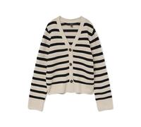 VERO MODA Vmcalla Ls V-Neck Cardigan Noos, Birch, XS