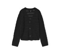 VERO MODA Vmcalla Ls V-Neck Cardigan Noos, Black, XS