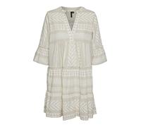 VERO MODA VMDICTHE 3/4 Tunic WVN GA Noos, Silver Lining/Aop:ibiza Snow White, XS