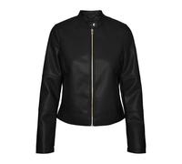 VERO MODA Vmdixiemaria Women's Short Coated Jacket Ent Short Jacket, black, L