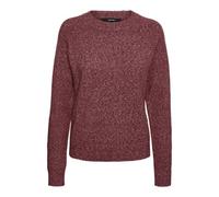 VERO MODA Vmdoffy LS O-Neck Blouse Ga Noos, Syrah, L