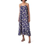 VERO MODA Women's Vmeasy Joy 7/8 Strap Dress WVN Ga Summer, Blue, S