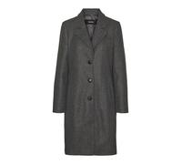 VERO MODA Women's Vmfortunesara Coat Ga Boo Long, Dark Grey Blend, S