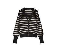 VERO MODA Vmlea LS V-Neck Cuff Cardigan Noos, Black, M