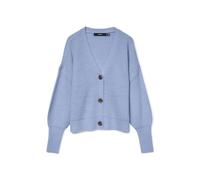 VERO Moda Vmlea LS V-Neck Cuff Cardigan Noos, Brunnera Blue, S