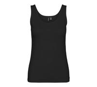 VERO MODA Vmlulu Uu Tank Top JRS Ga Noos, Black, M