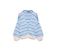 VERO MODA Vmmaybe Stripe Ls Open Cardigan Noos Cashmere Blue