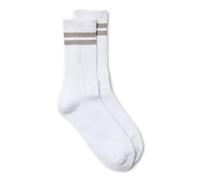 VERO MODA Vmmel Stripe Sporty Socks Noos, snow white, One Size
