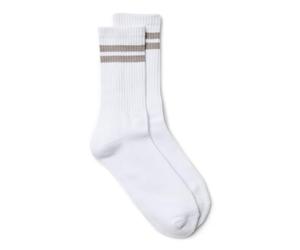 VERO MODA Vmmel Stripe Sporty Socks Noos, snow white, One Size