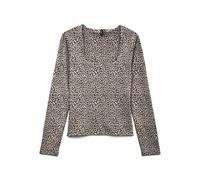 VERO MODA Vmmillion LS Square Neck Top JRS Noos, Birch, S