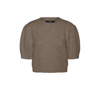 VERO MODA Vmnovah SS O-Neck Puff Pullover Ga Noos, Fossil, XS