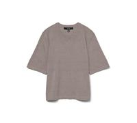 VERO MODA Vmsilje 2/4 O-NCK Oversize Pull GA Noos, Moon Rock, XS