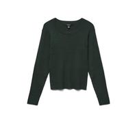 VERO MODA Vmsilje LS O-Neck Cable Pullover Noos, Pine Grove, L