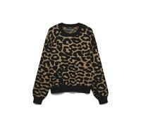 VERO MODA Vmsiljeanimal Ls O-NCK Jumper Ga Noos, Tigers Eye, XL