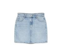 Vero Moda Vmtessa HR Short DNM Skirt Mix Ga Noos Women's Jeans Skirt, Azure, L Light Blue Denim