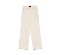 VERO MODA Vmtessa Hr Wide Jeans Ecru Ga, Ecru, 25W x 30L