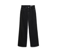 VERO MODA Women's Vmtessa Hr Wide Jeans Ra221 Ga Noos, Dark Grey Denim, 30W x 32L