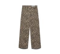 VERO MODA Vmtessa HR Wide Stretch AOP Jeans Noos, Silver Mink, 31W/32L Women, Silver Mink, 31W x 32L
